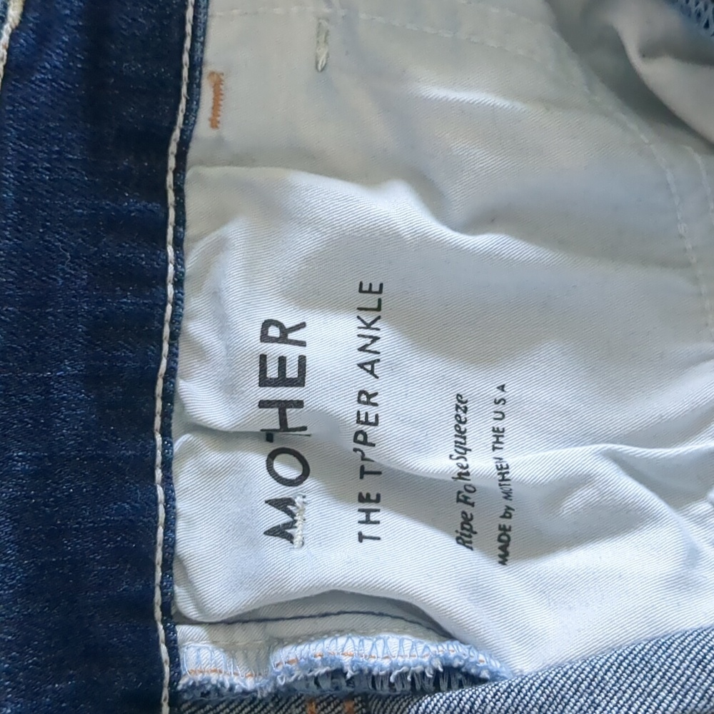 MOTHER The Tripper Ankle Flare Jeans in Ripe For The Squeeze Size 26 - Picture 4 of 12